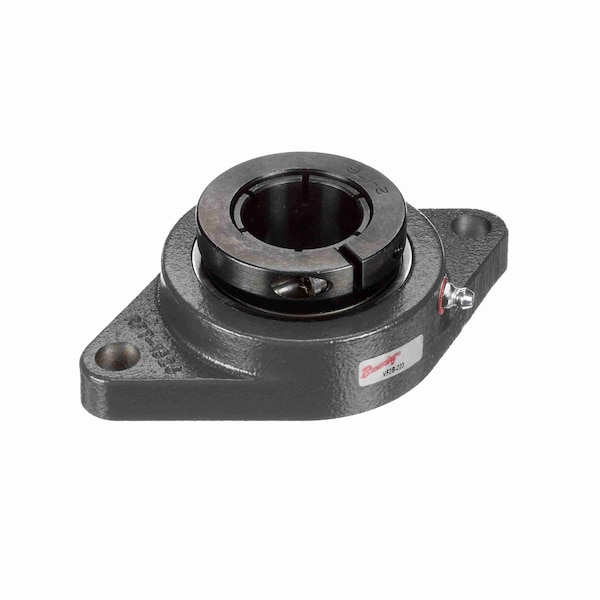 Mounted Cast Iron Two Bolt Flange Ball Bearing, VF2B-223